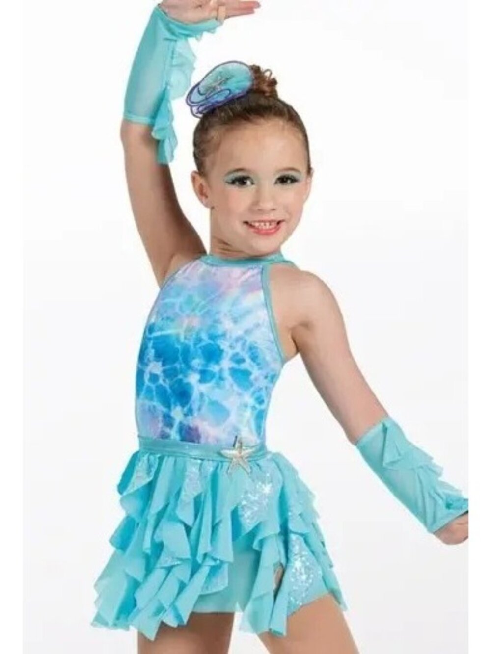 NWT Weissman Showtime Child-XS 4-5 dance costume (Under The Sea - 17454)